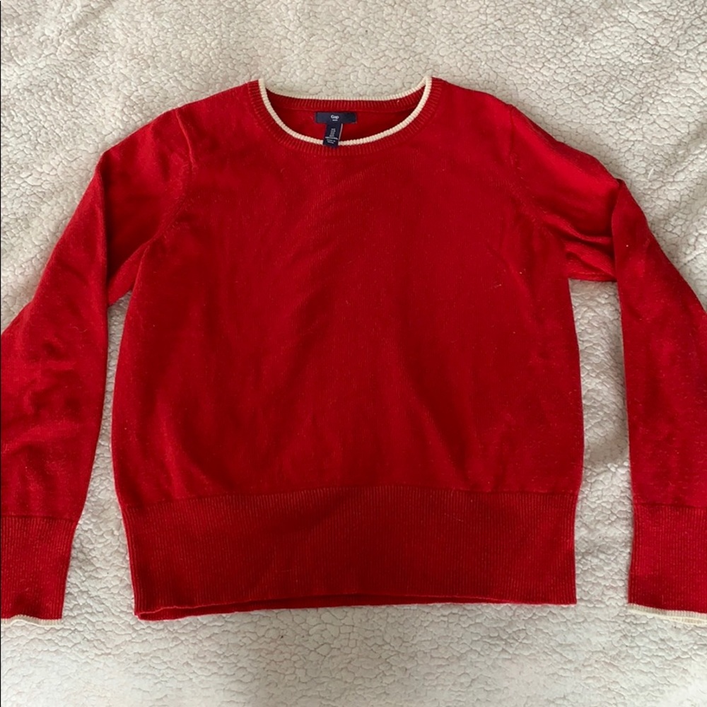 Red sweater